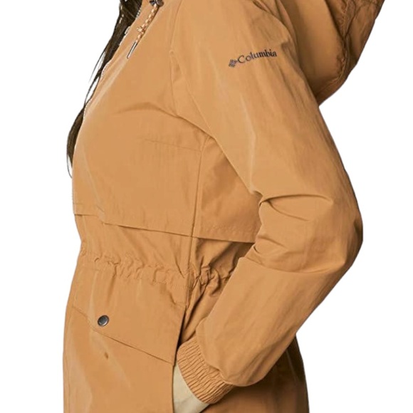 New Columbia Women's Day Trippin' Jacket, water&wind resistant autumn gold sizeS - Picture 4 of 8